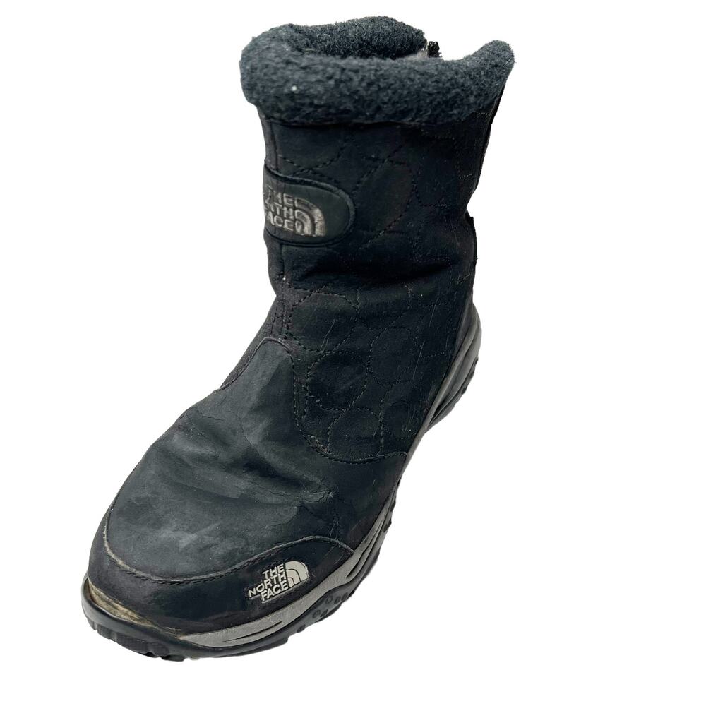 The North Face Girl's Black Bella Alta Winter Snow Boots Size 4 Women's 5.5